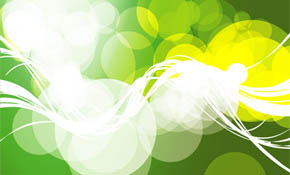 abstract transparent bubbles With l